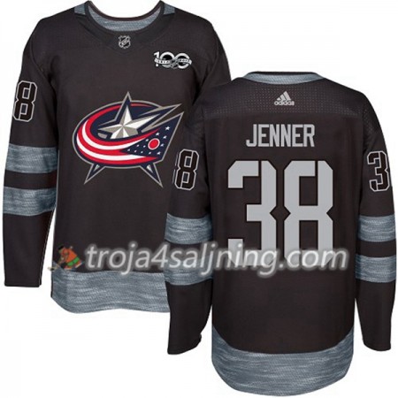 Blue Jackets tröja Boone Jenner 38 1917-2017 100th Anniversary Adidas Svart Authentic - NHL Tröjor Herr Blue Jackets tröja Boone Jenner 38 1917-2017 100th Anniversary Adidas Svart Authentic - NHL Tröjor Herr
